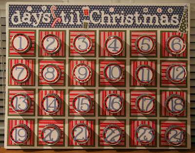 advent calendar stampin up scappin all the trimmings cricut expressions doodletype