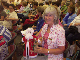 Pauline and her Santa doll