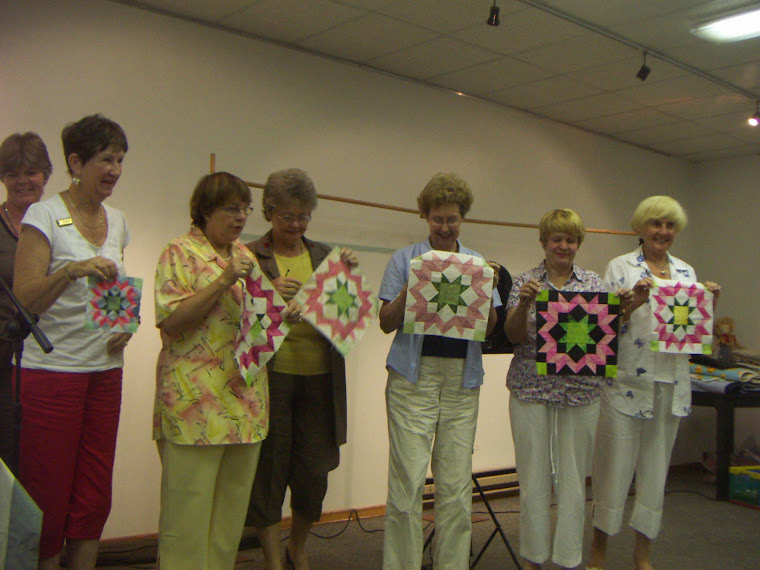 QQ ladies participating in Back page Blocks