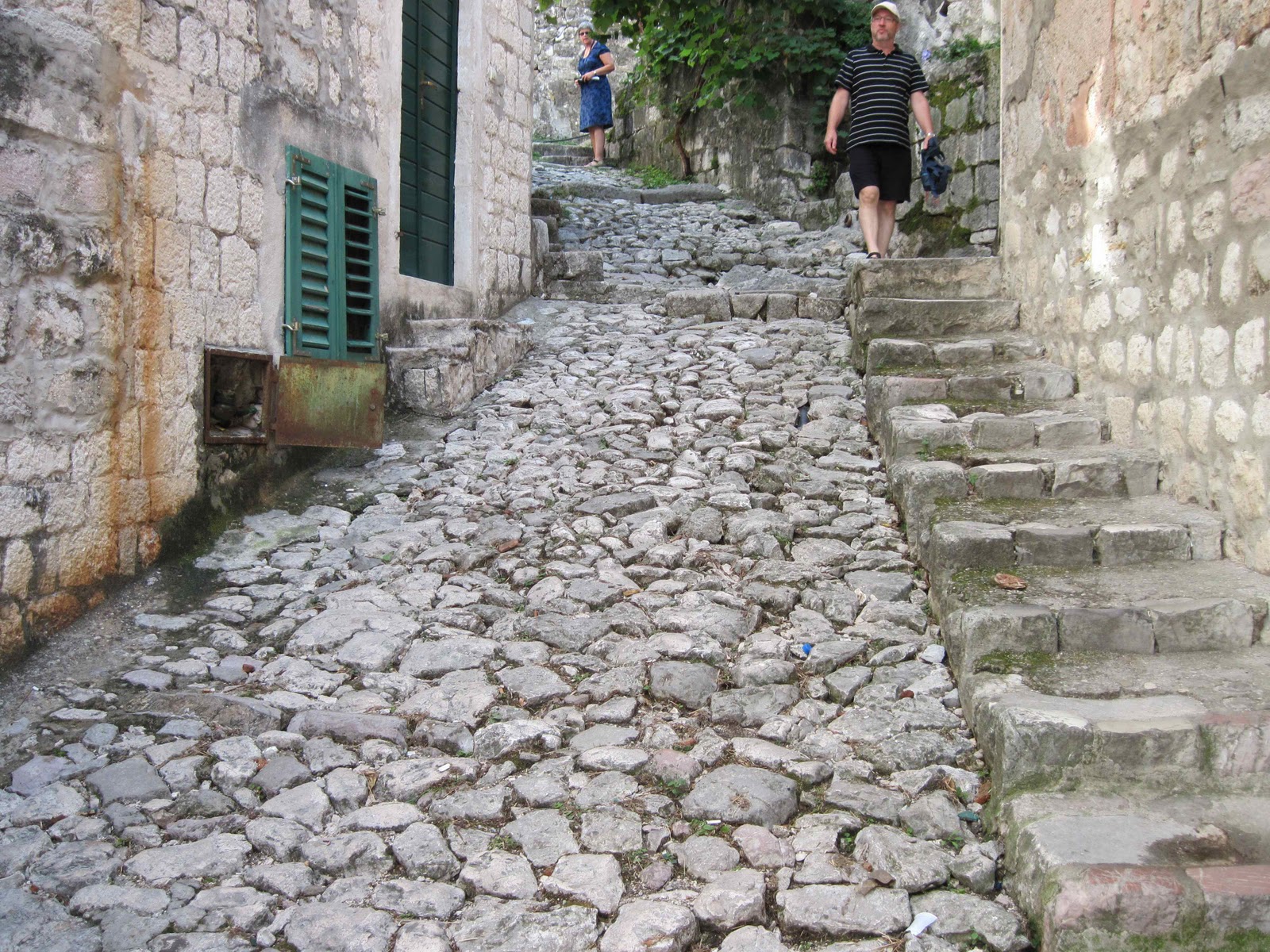steep steps
