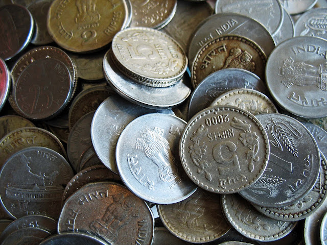 Indian coins mixed