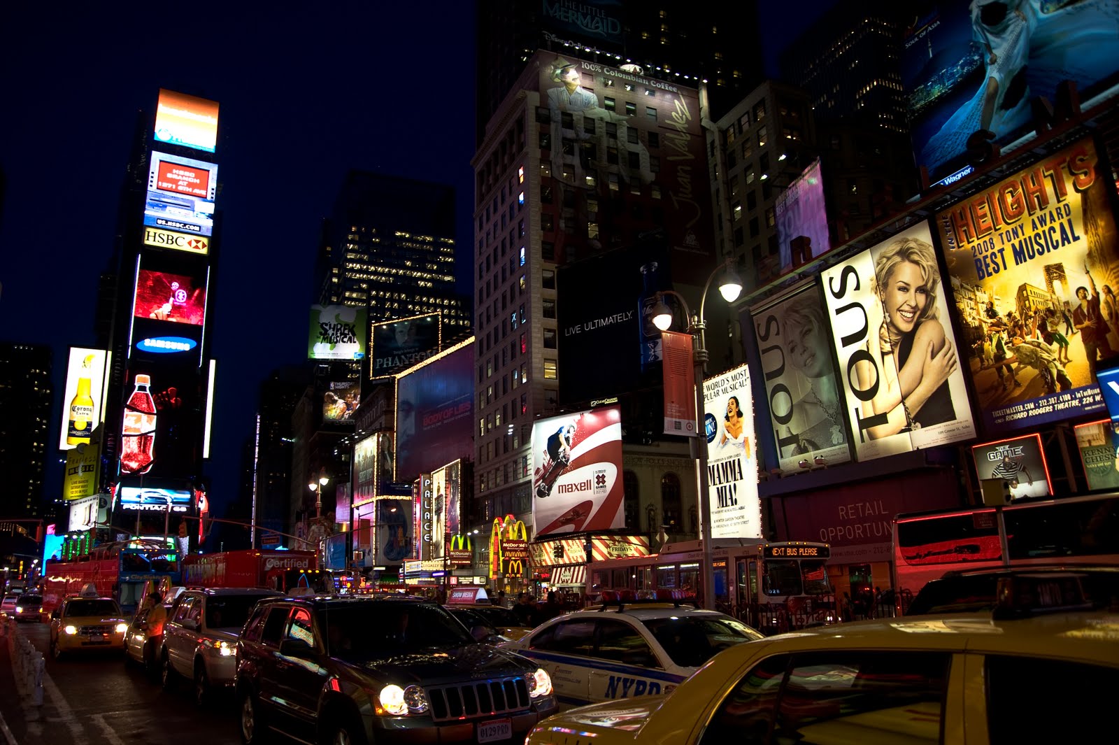 New york broadway at night New york broadway at night