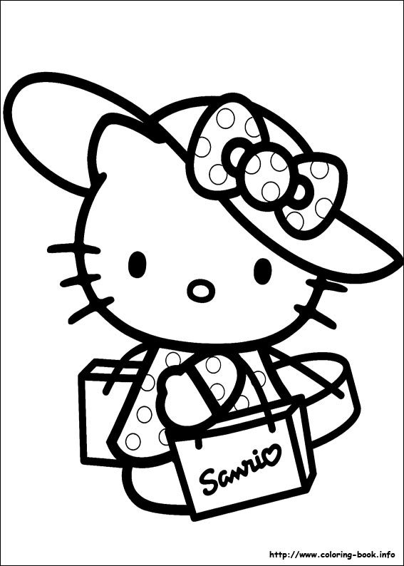 hello kitty para colorear