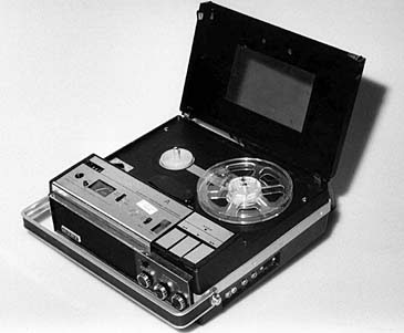 This tape recorder was used in the Nixon White House. (AP Photo/National Archives)
