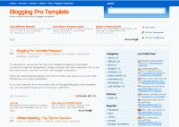 Blogging Pro Blogger Template