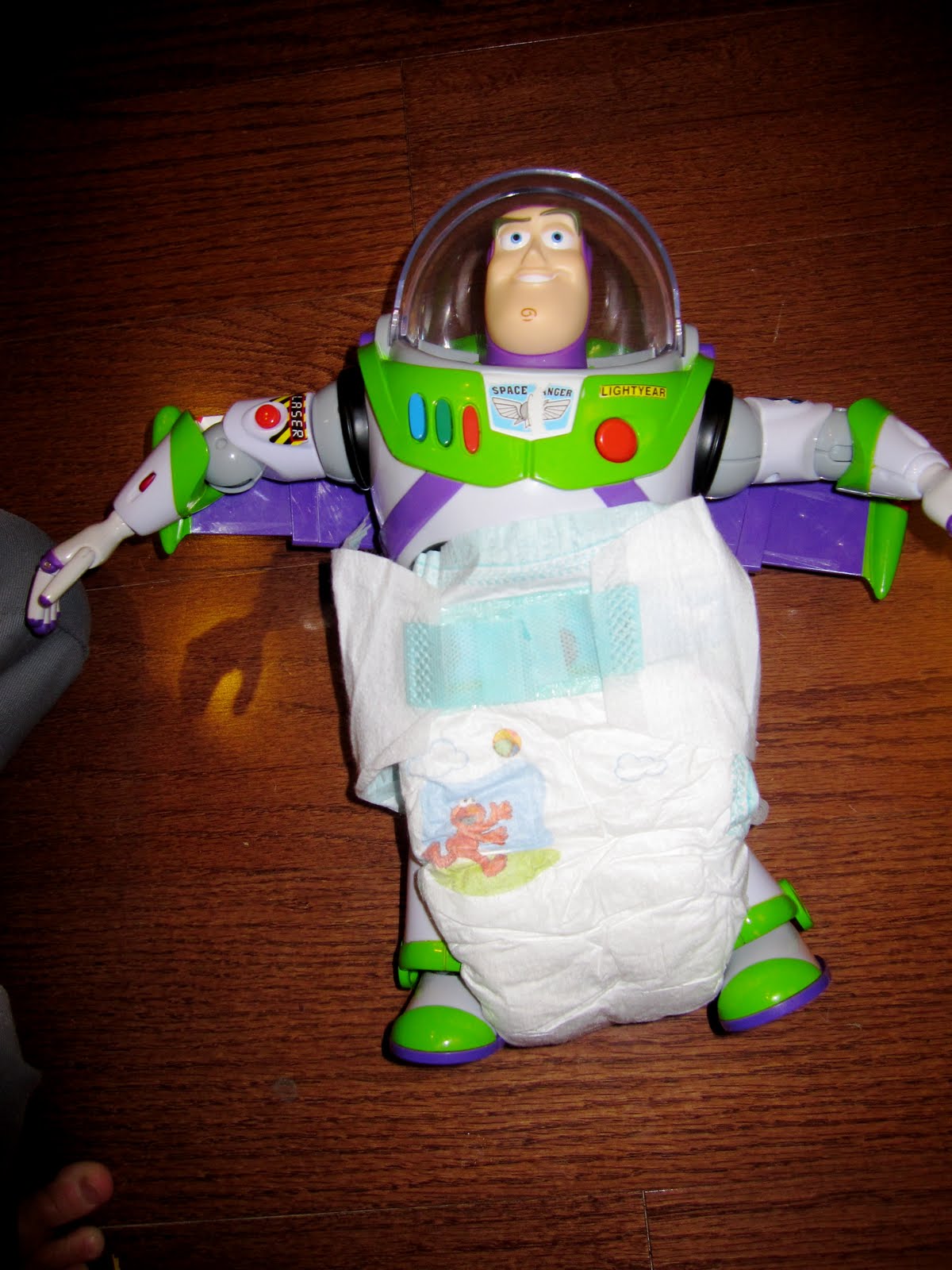 World of the Wilsons Buzz Lightyear Wears Diapers?