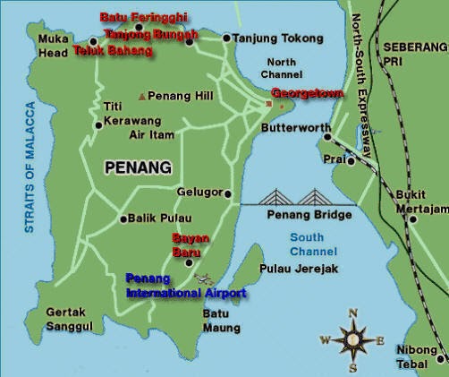 Penang Guide: Geography