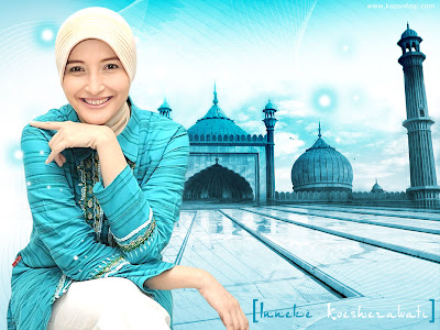 Wallpaper Muslim Artis Cantik Indonesia