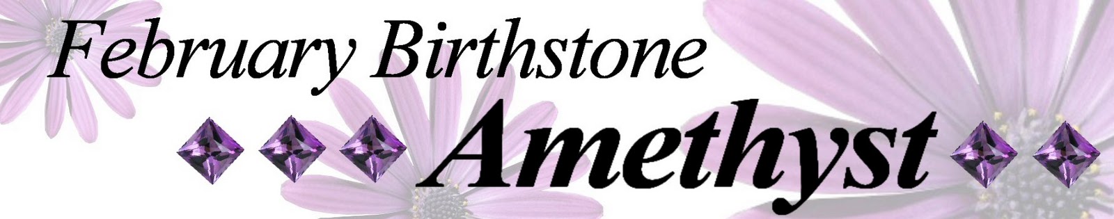 February Birthstone Amethyst
