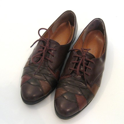 [vintage+PATCHWORK+OXFORD+LACE+UP+FLATS+.....+SIZE+7-7.5+or+37.5-38.jpg]