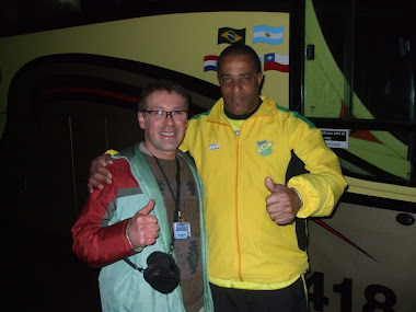 Eu com Paulo Cesar Magalhãs, campeão do mundo pelo Grêmio em Vacaria
