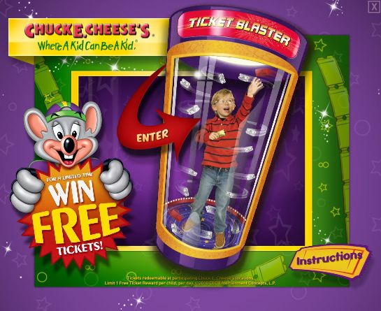 Chuck e cheese games free online Chuck E. Rocks Ticket Blaster® Skee-ball® Chuck E. Blocks These games are ONLY for online entertainment purposes and cannot be used for free ticket reward at any locations of Chuck E. Cheese's Trinidad & Tobago.