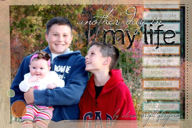 A Day in the Life of Alison