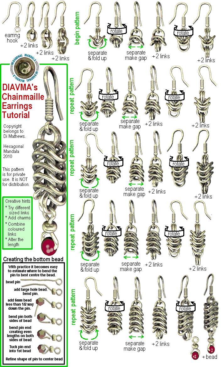 Diavma's Handcrafted Chainmaille Jewellery: Chainmaille Tutorials Diavma's Handcrafted Chainmaille Jewellery: Chainmaille Tutorials
