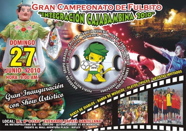 Gran Campeonato de Fulbito domingo 27 junio en Trujillo