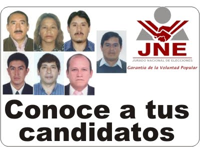 Lista oficial de Candidatos a la Acaldía Provincial de Cajabamba 2011 -2014