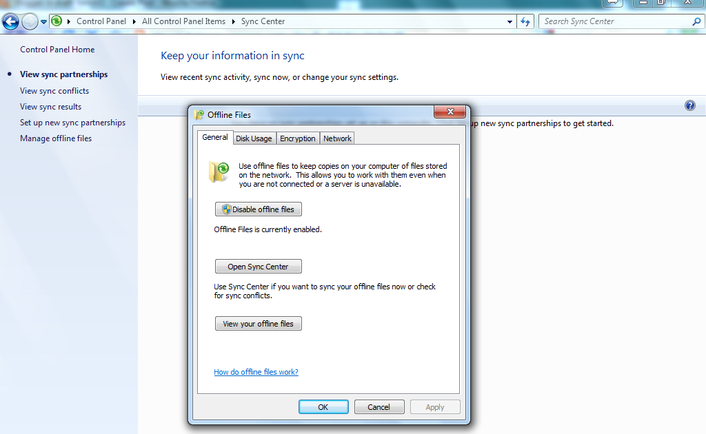 offline file synchronization windows 7 offline file synchronization windows 7