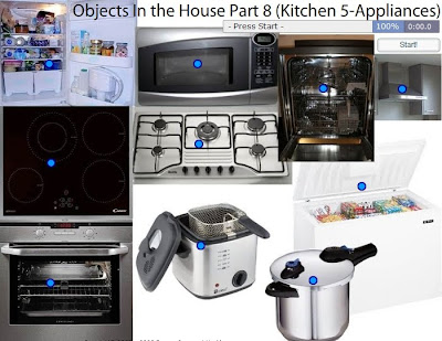 Chiew CLIL EFL ESL ELL TEFL Games Resources Activities: House Objects