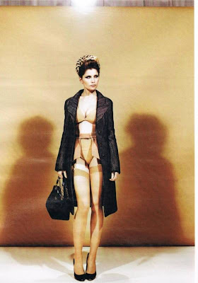 Laetitia Casta in Sexy Lingerie for Harper's Bazaar Magazine Photo