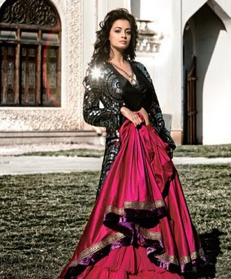Dia Mirza Bridal Photo Shoot looking like Dulhan