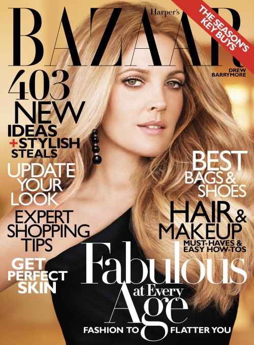 Drew Barrymore Harper's Bazaar October 2010