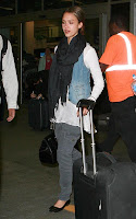 Jessica Alba's LAX Airport Landing