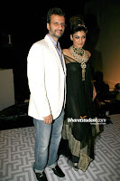 Raveena Tandon walks with Black outfit and Jewellery for Raj Mahtani at HDIL Fashion Show