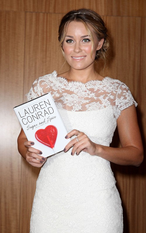 Lauren Conrad out at Barnes and Noble in NYC