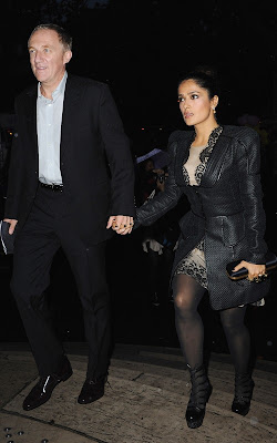 Salma Hayek and François-Henri Spring/Summer 2011 show