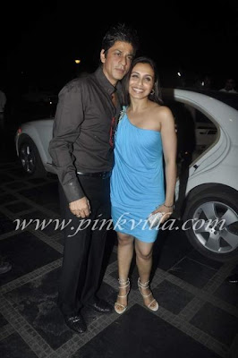 Shahrukh Khan, Gauri and Rani at HDIL opening bash