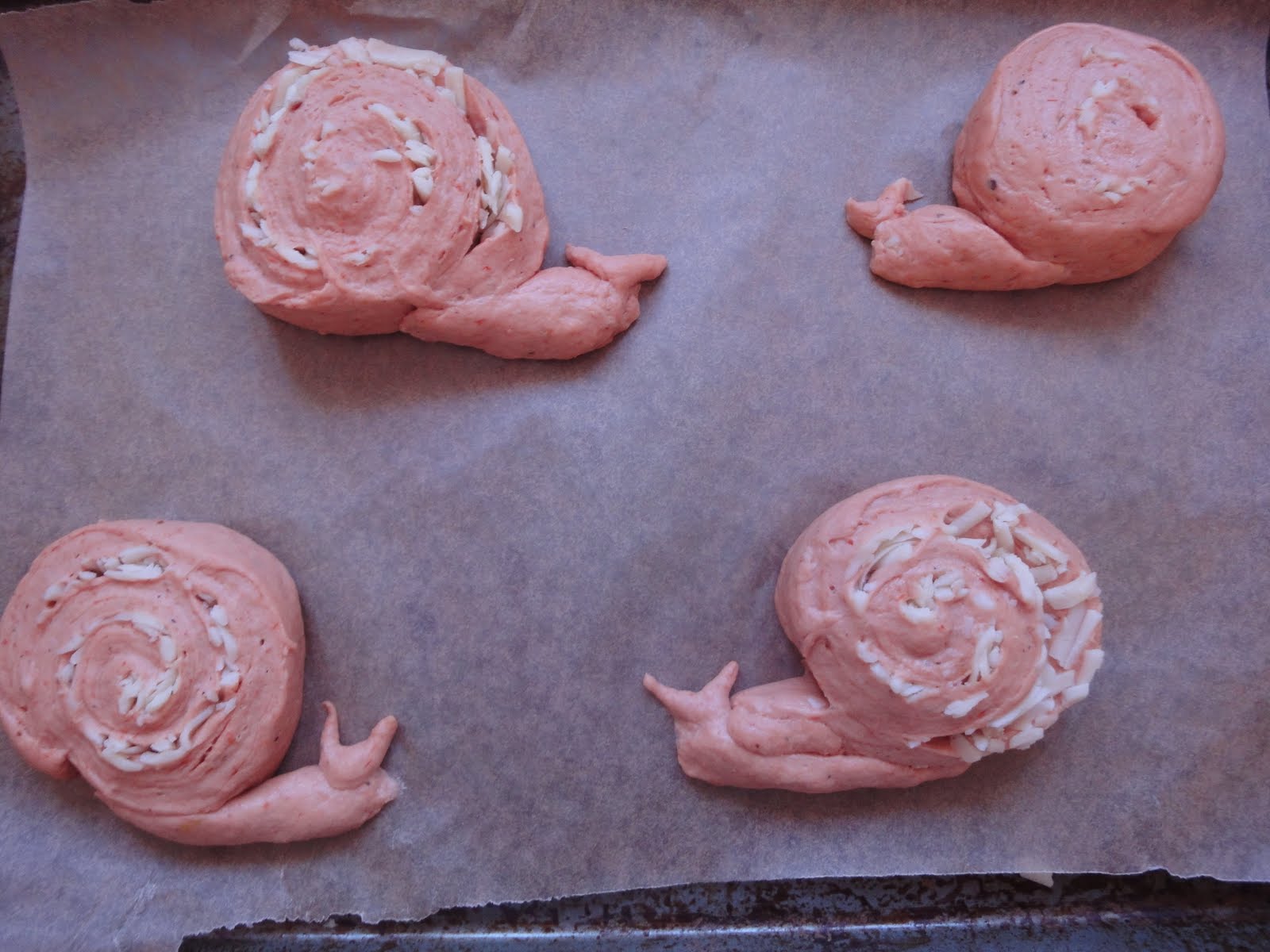 Seasonal Gnome Snail Bread