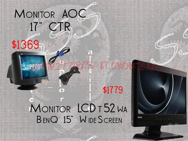 Monitores bajo costo***