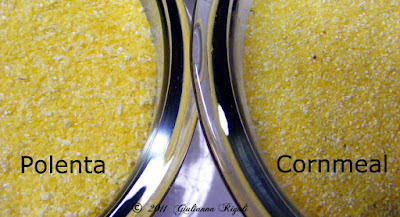 Polenta vs. cornmeal - the difference.