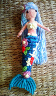 Free Crochet Pattern Little Mermaid - Crocheting Patterns, Knit