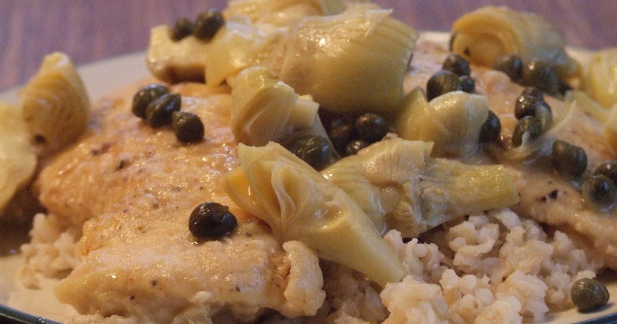 Lauren's Kitchen Chicken Piccata with Lemon, Capers, and Artichoke Hearts