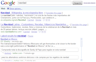 Busqueda en tiempo real de Goolgle Busqueda en tiempo real de Goolgle