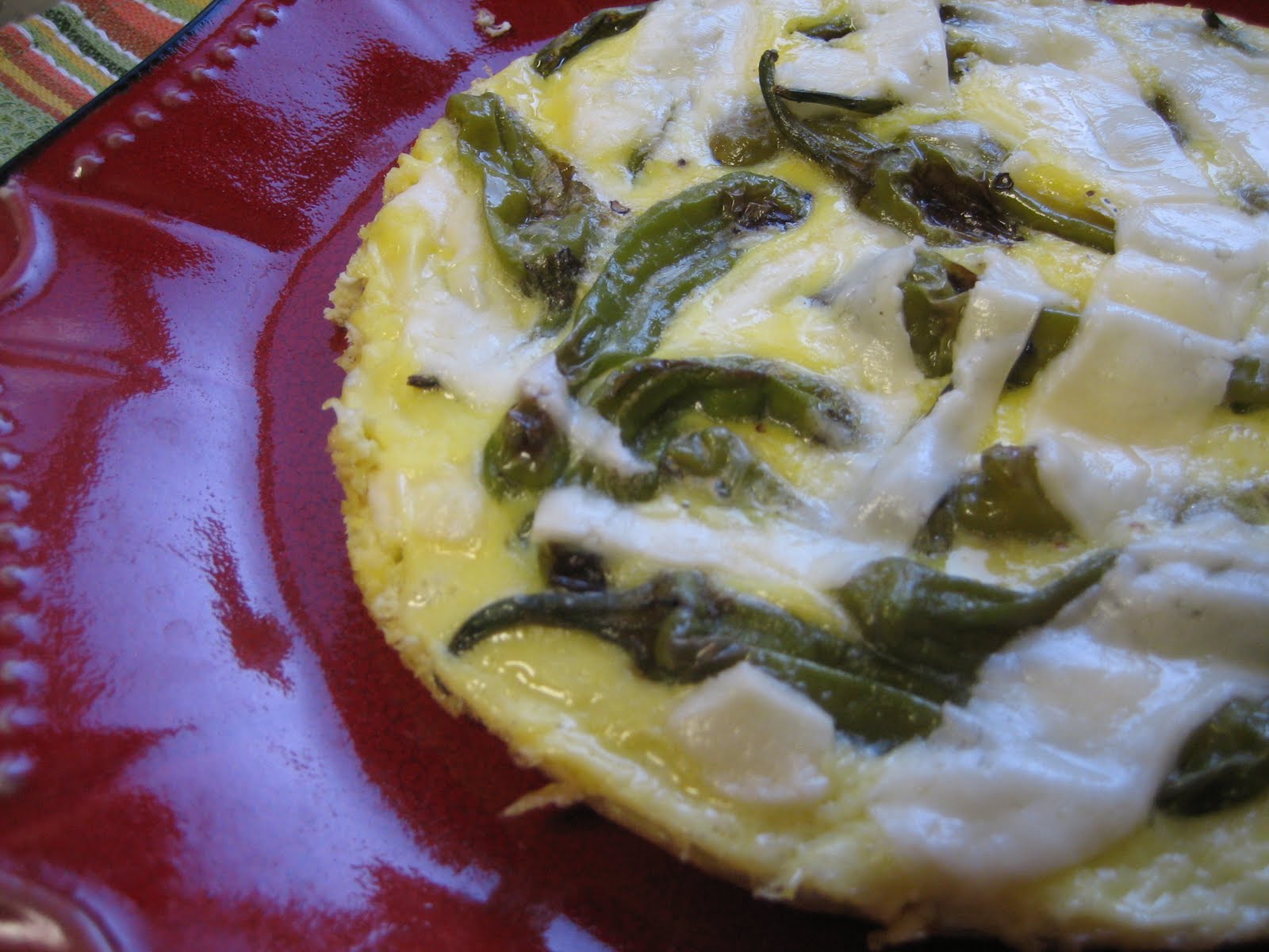 Lentil Breakdown Shishito Chile and Cheese Frittata