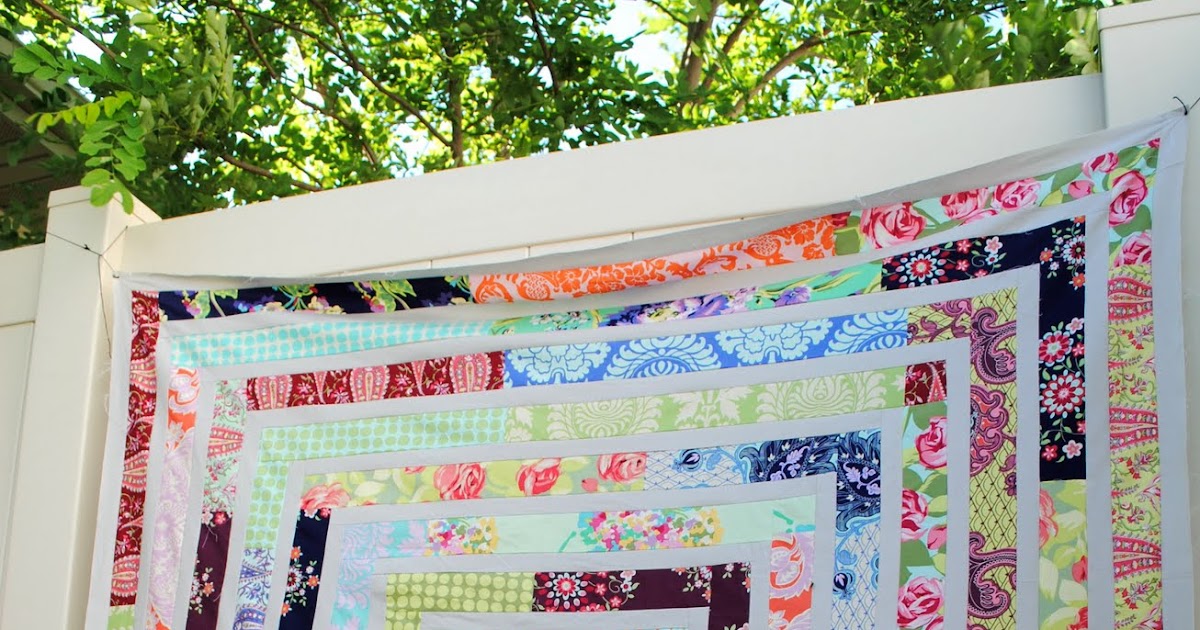 Hideaway Girl Scrappy LOVE Jelly Roll Quilt