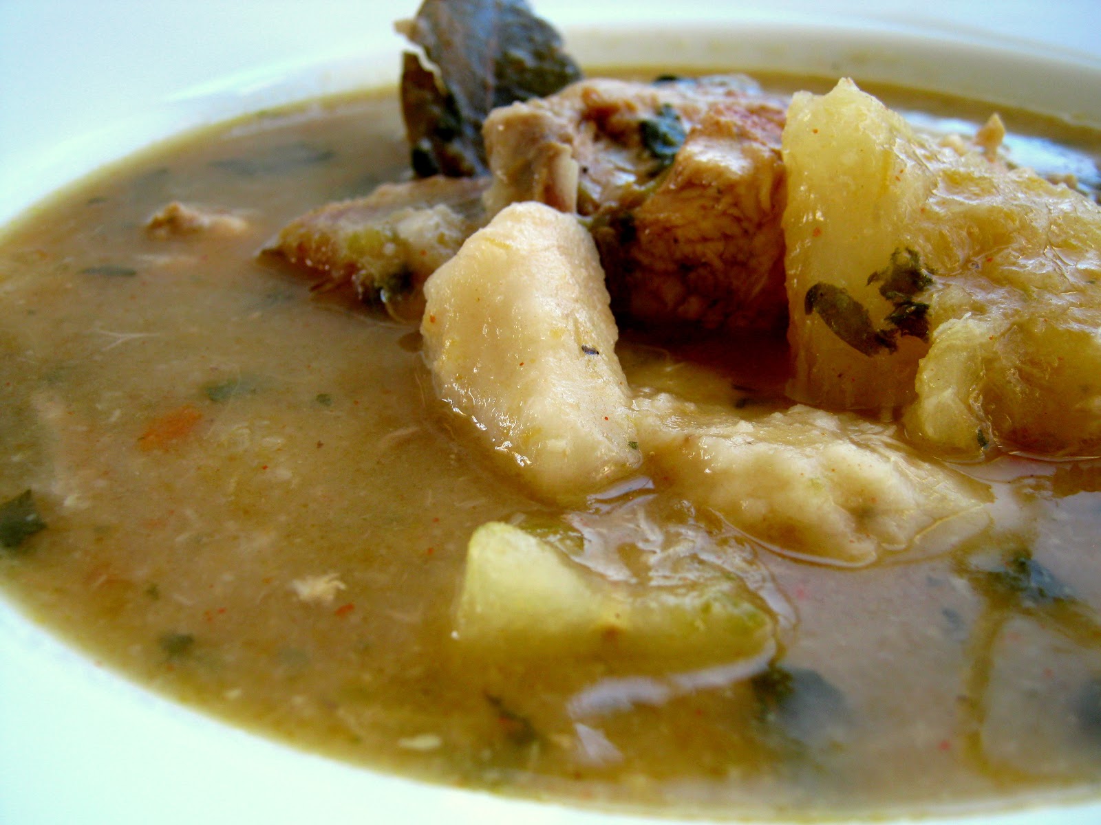 Dad's Sunday Afternoon Guyanese Chicken Soup Alica's Pepperpot