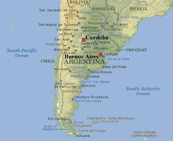 is a map of Argentina--you map of argentina with cities. is a map of Argentina--you