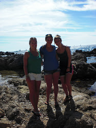 Jacqueline, Anna and I at St. Honorat