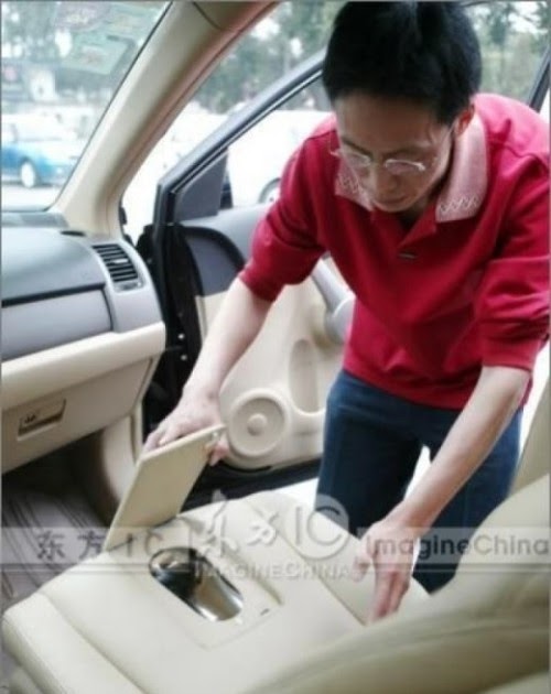 Humor And Crazy World Freak Bizarre Car Toilet Seat