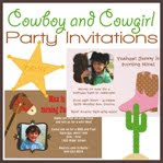 Western Birthday Invitations