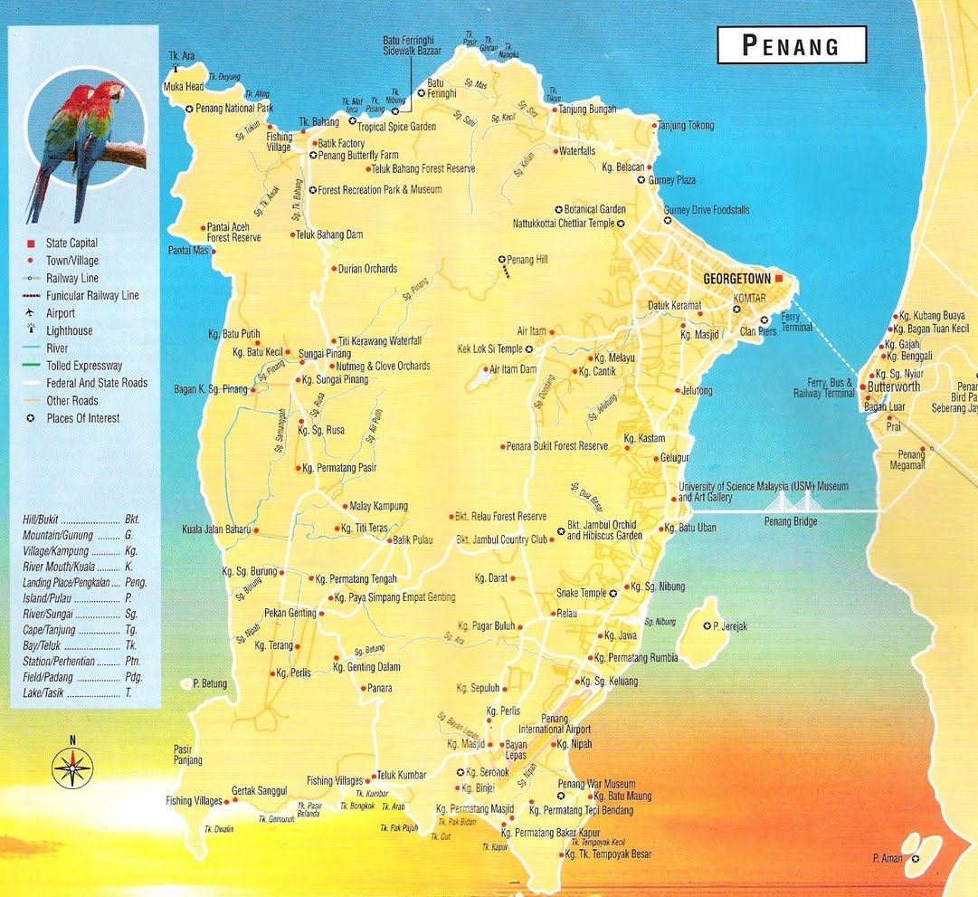 Penang Map