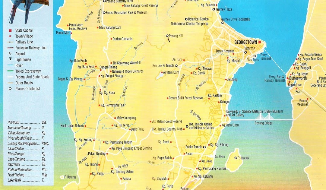 boomingtales: Penang Map