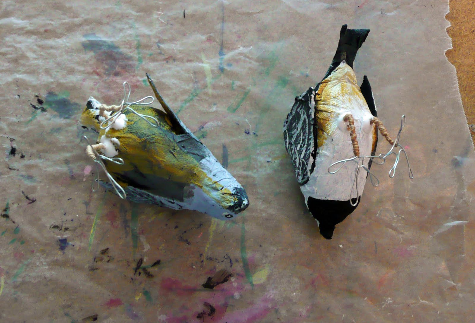 Ramblings of an Artistic Diva Tuesday Tutorial Paper Mache Birds