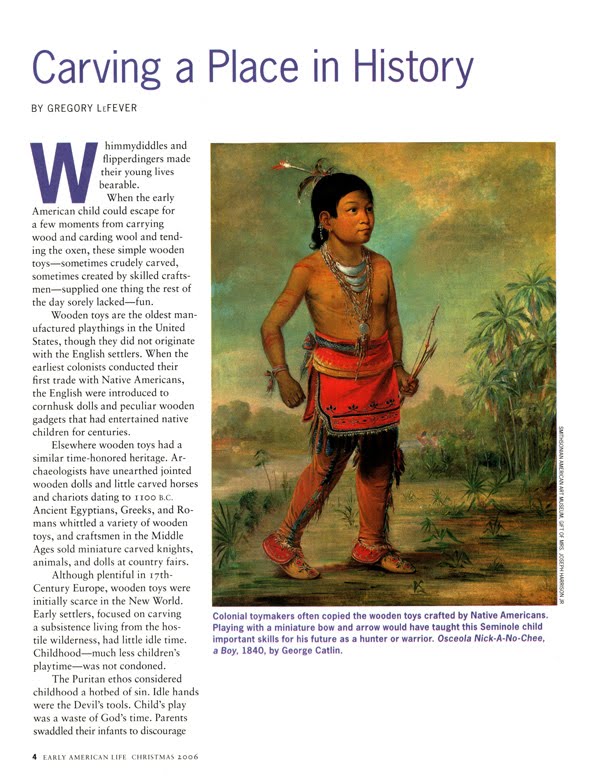 colonial america toys