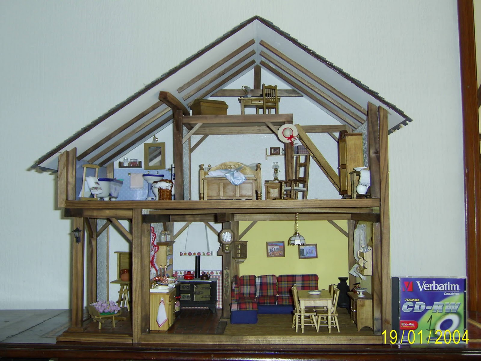 casa de muñecas rustica altaya