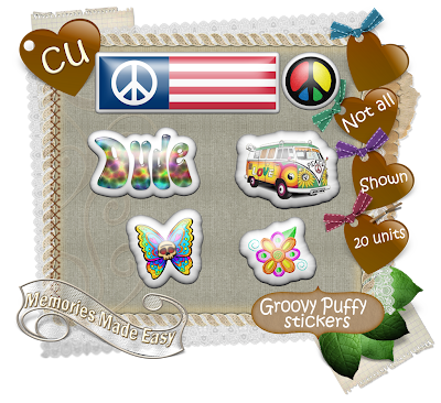 Groovy Baby {Part 1 thru 6} (Memories Made Easy) MME_GroovyPuffyStickers_Preview
