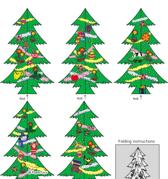print desenhos: Árvore de Natal para imprimir e montar, aprenda montando  desenhos e pintando